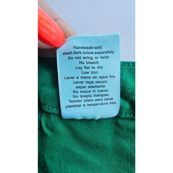 Judy Blue Women's Tummy Control Denim Shorts, Green, High Waist,  Sz S - Picture 7 of 9